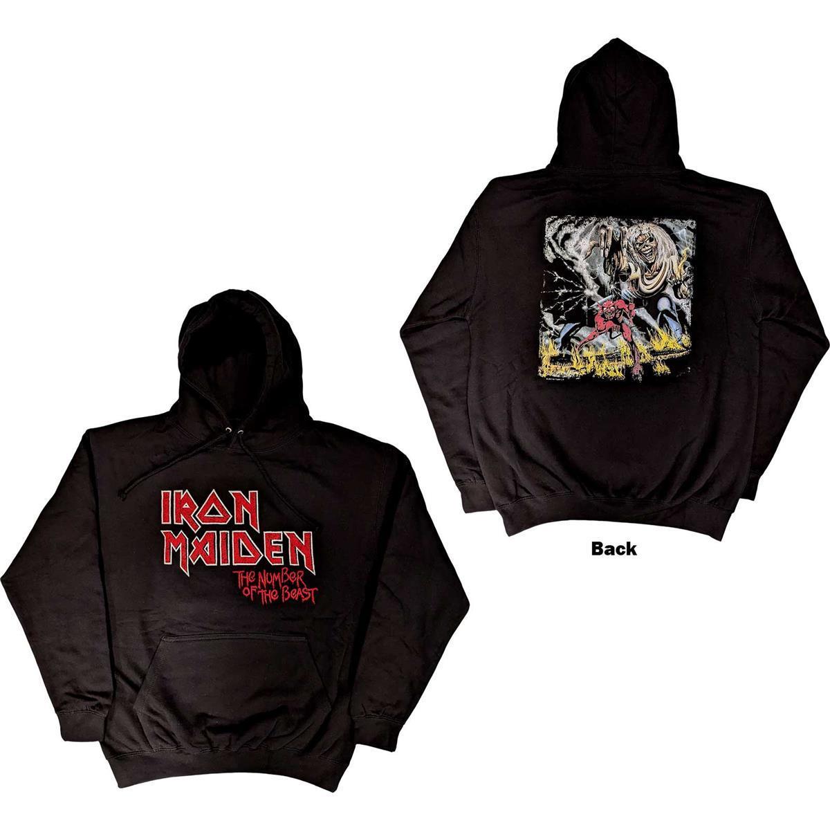 Iron Maiden - Nr. Of The Beast Logo Kapuzenpullover