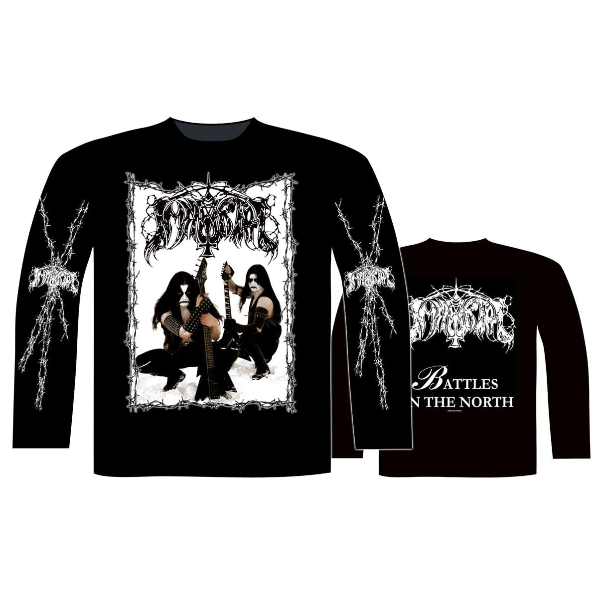 Immortal - Battles Of The North Black Longsleeve