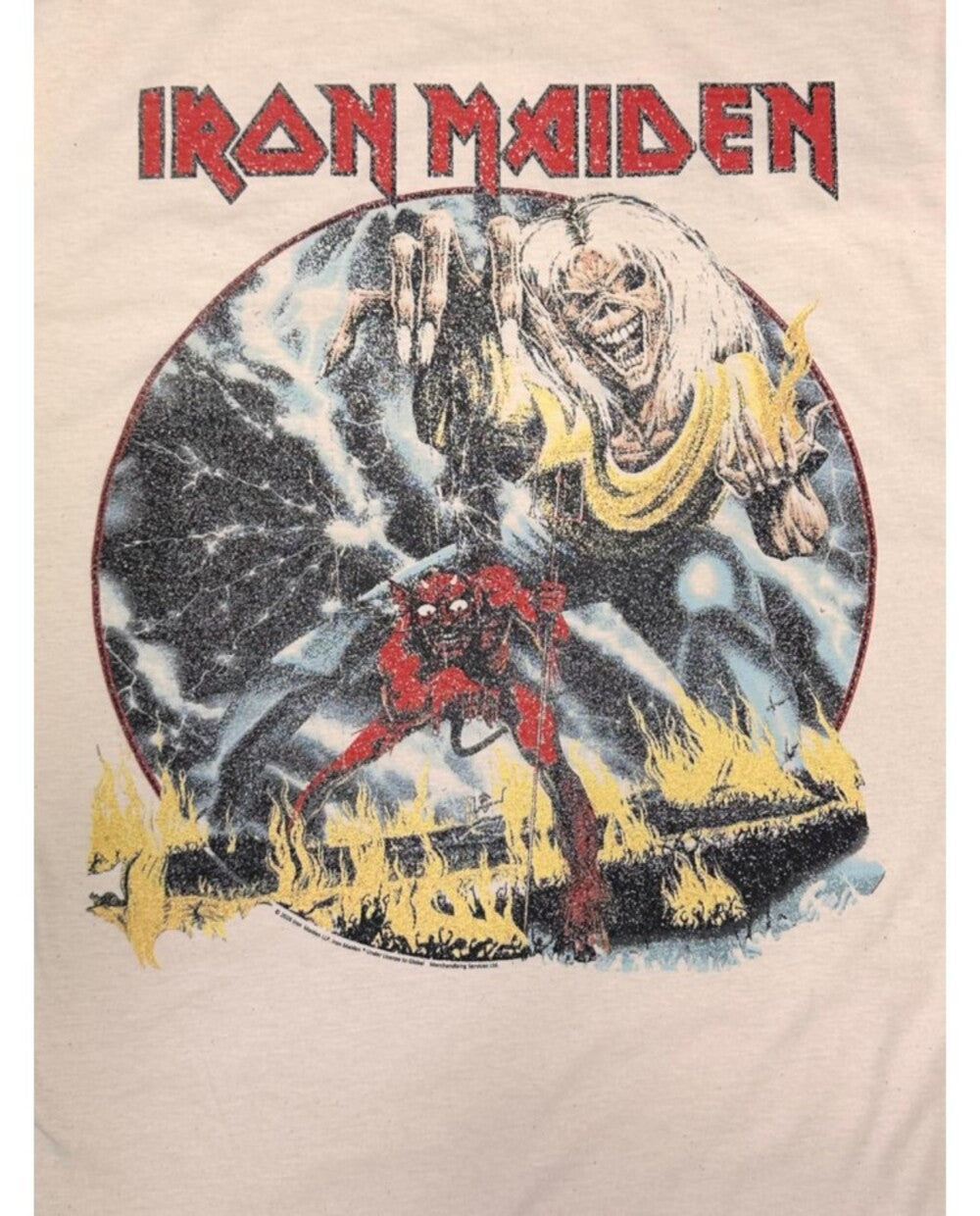 Iron Maiden - Nr. Of The Beast Vintage T-Shirt