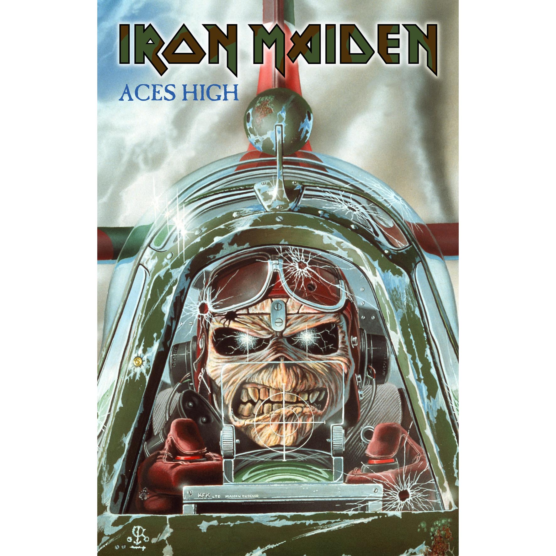Iron Maiden - Aces High Posterflagge