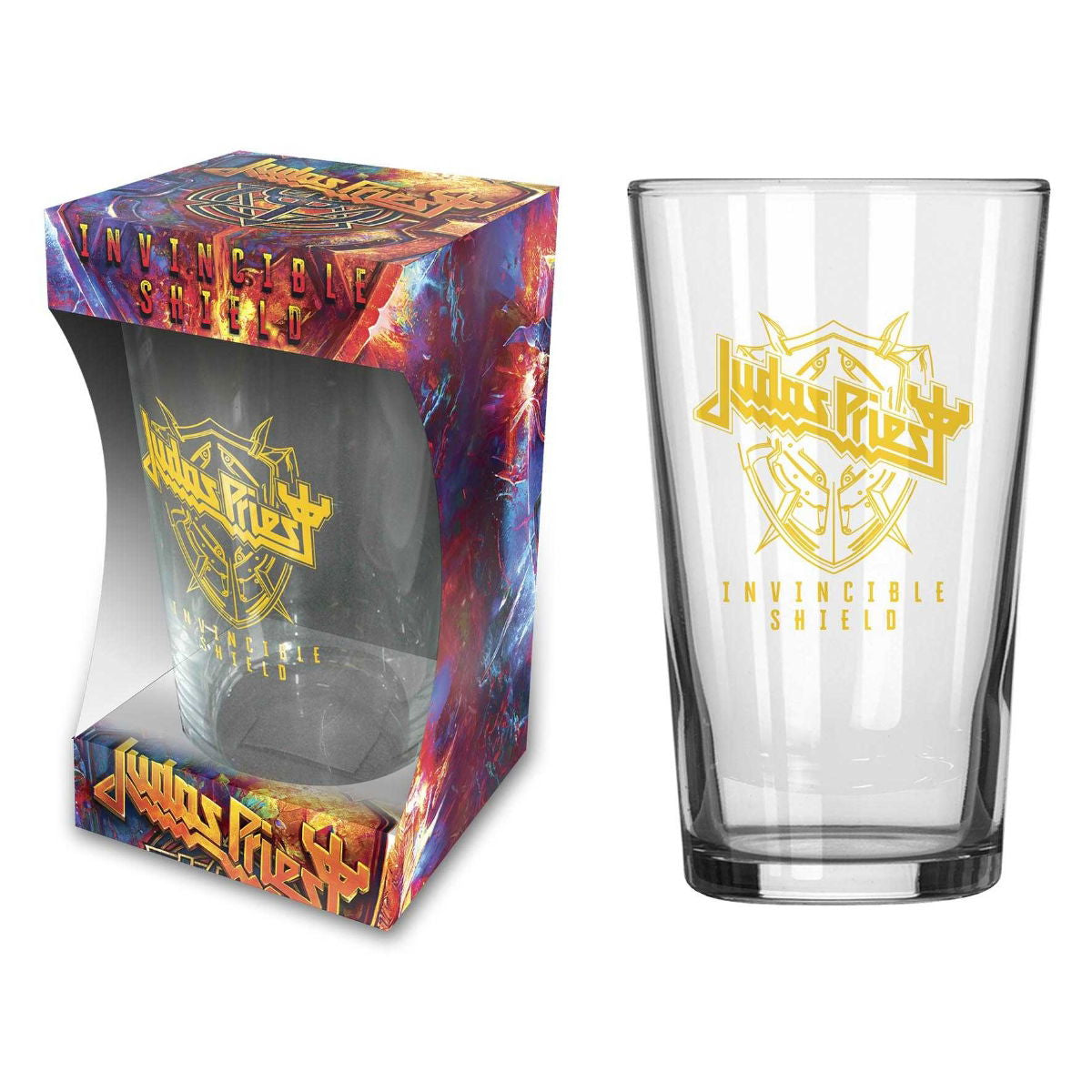 Judas Priest - Invincible Shield Pint Glas ca. 568ml