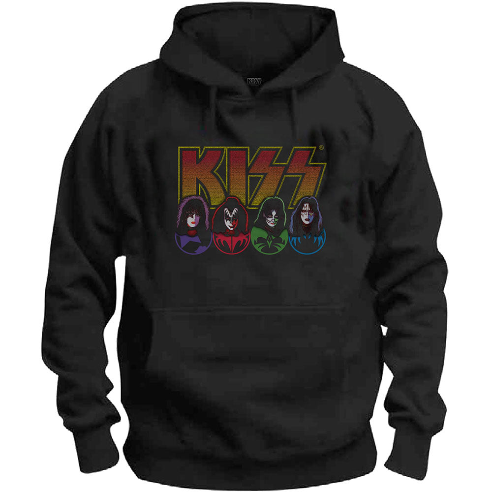 KISS - Logo, Faces And Icons Kapuzenpullover