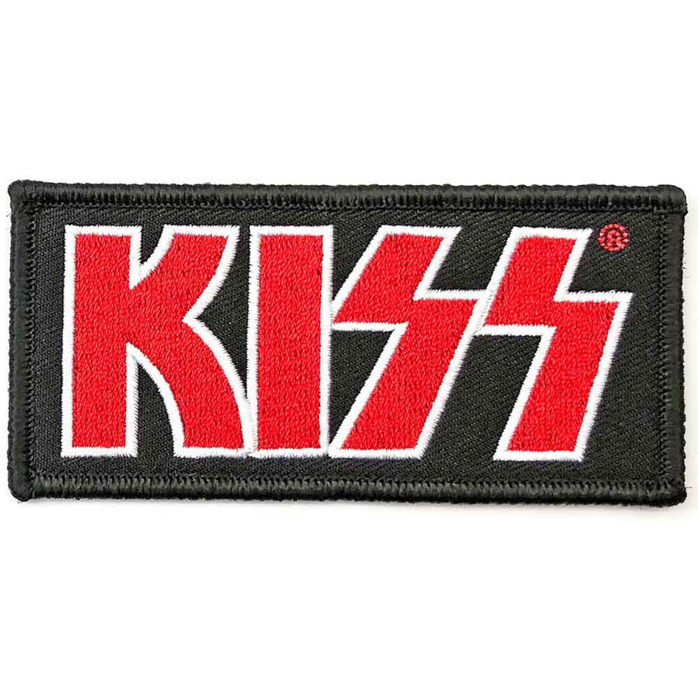 KISS - Red Logo Patch Aufnäher