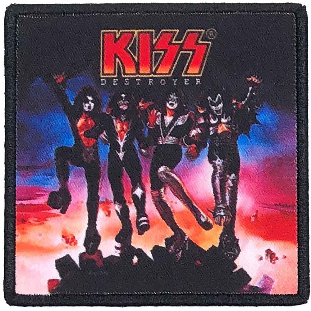 KISS - Destroyer Printed Patch Aufnäher ca. 8,6x 8,6cm