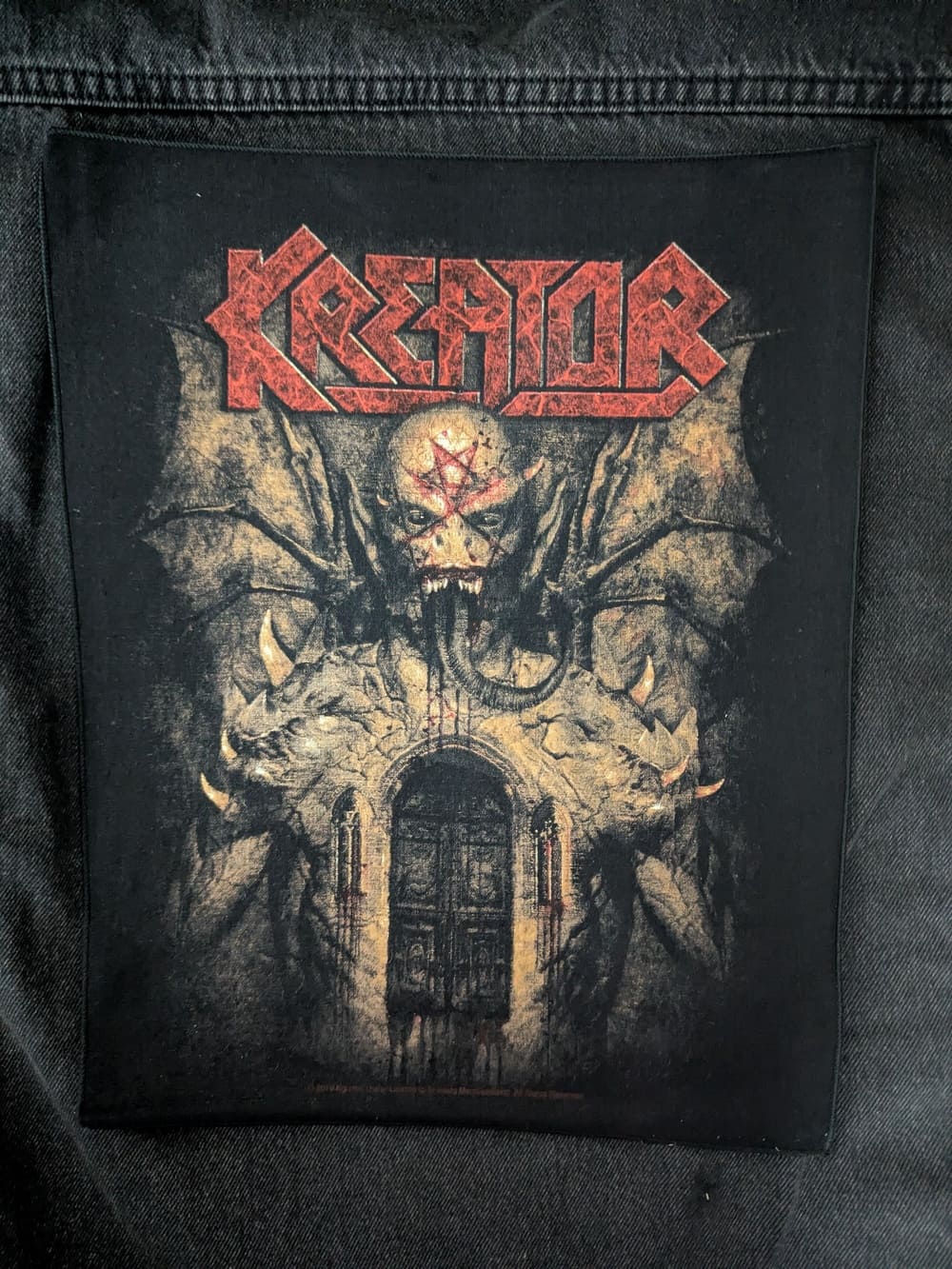 Kreator - Gods Of Violence Backpatch Rückenaufnäher