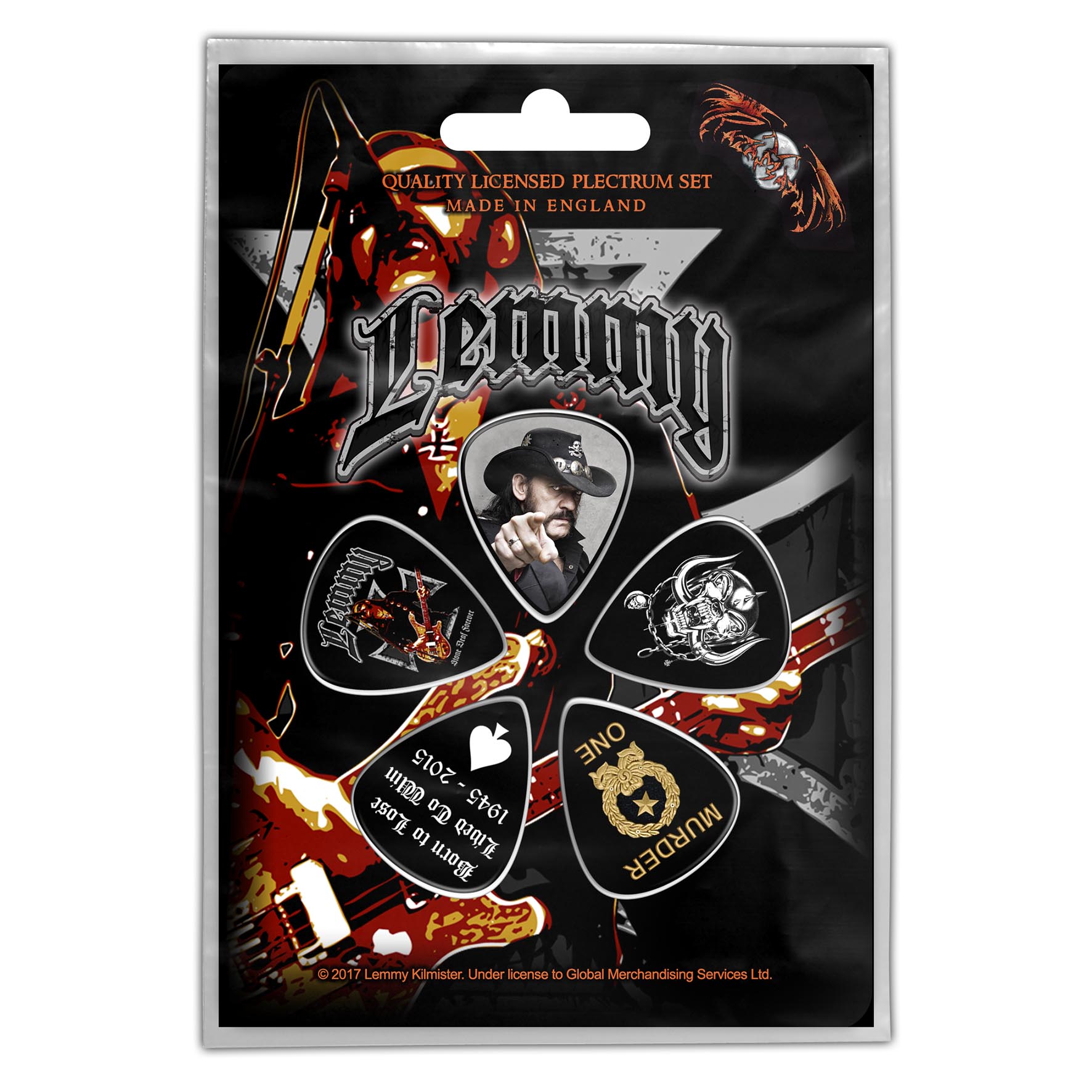 Motörhead / Lemmy - Stone Deaf Forever Plektrum Set
