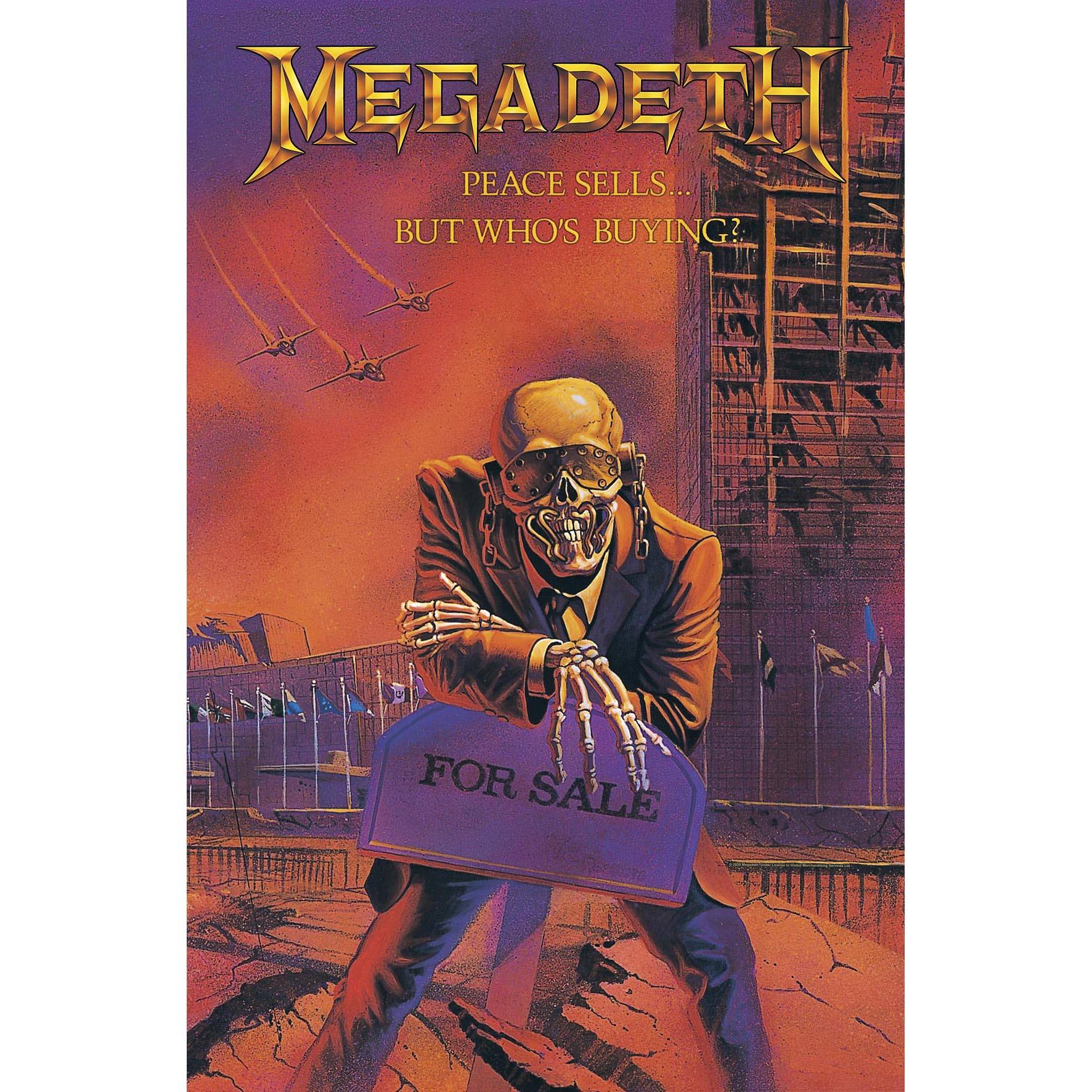 Megadeth - Peace Sells Premium Posterflagge