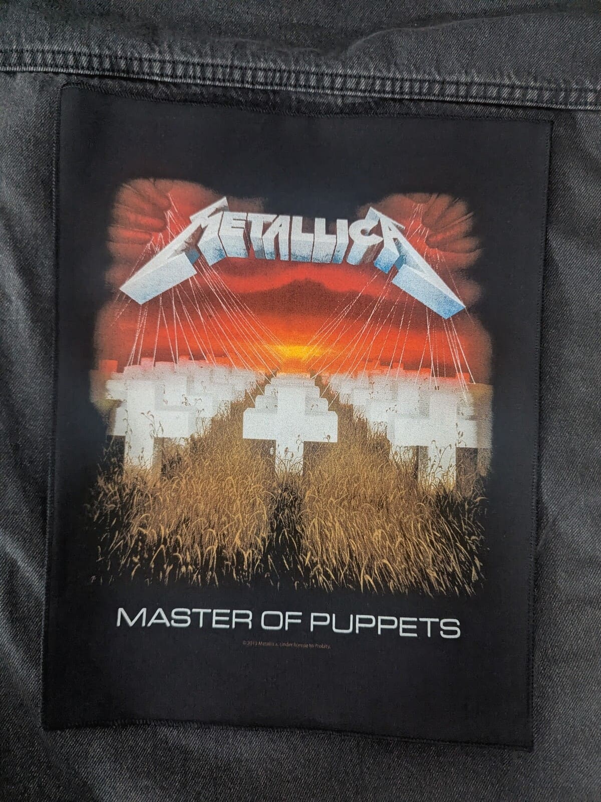 Metallica - Master Of Puppets Backpatch Rückenaufnäher