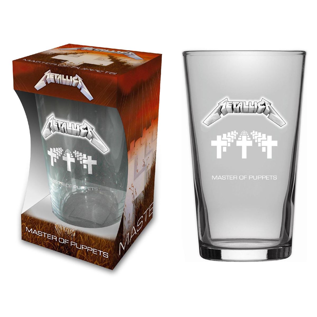 Metallica - Master Of Puppets Pint Glas 568ml