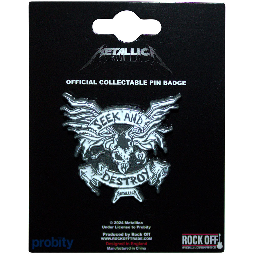 Metallica - Seek And Destroy Pin ca. 3,5cm