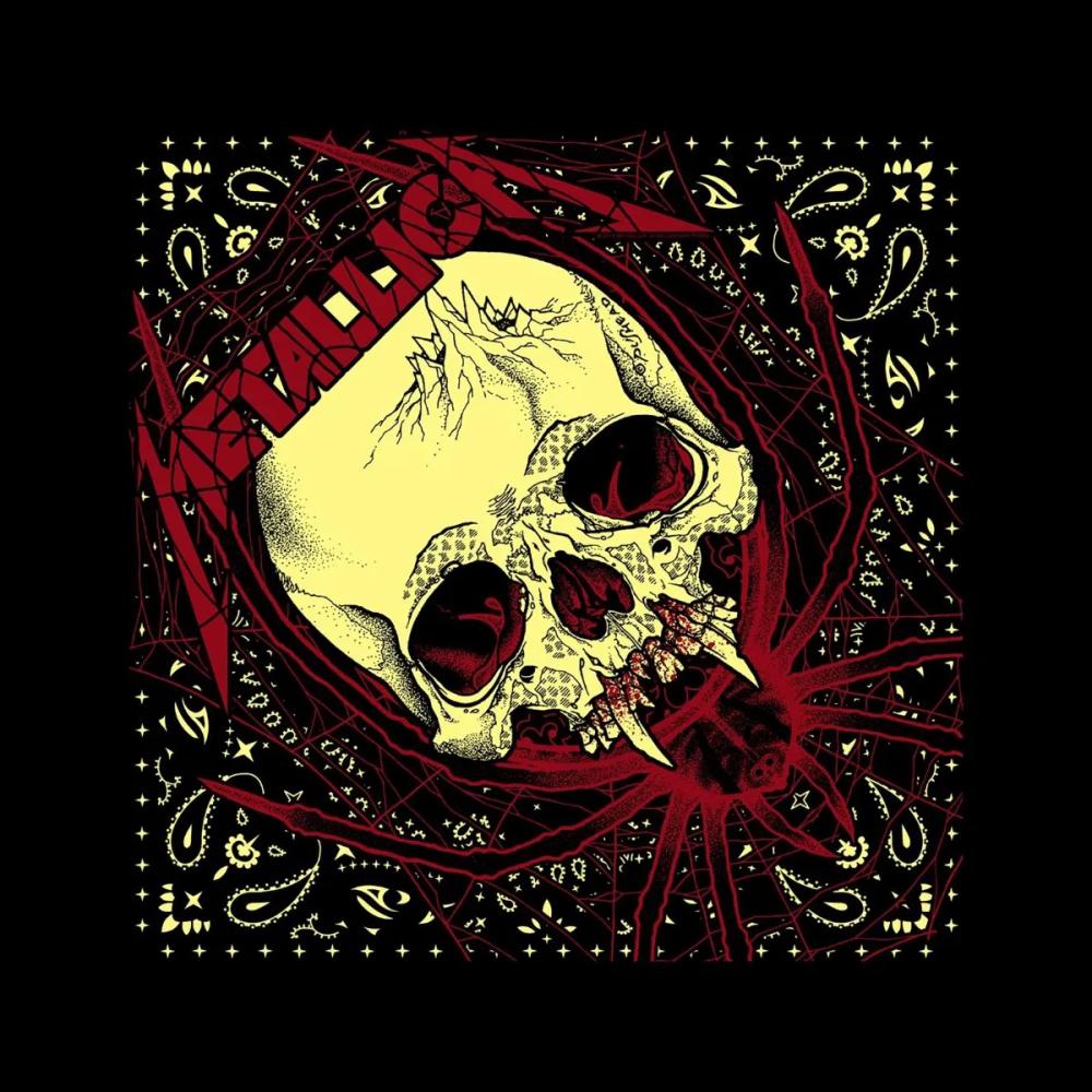 Metallica - Spider Skull Bandana Kopftuch