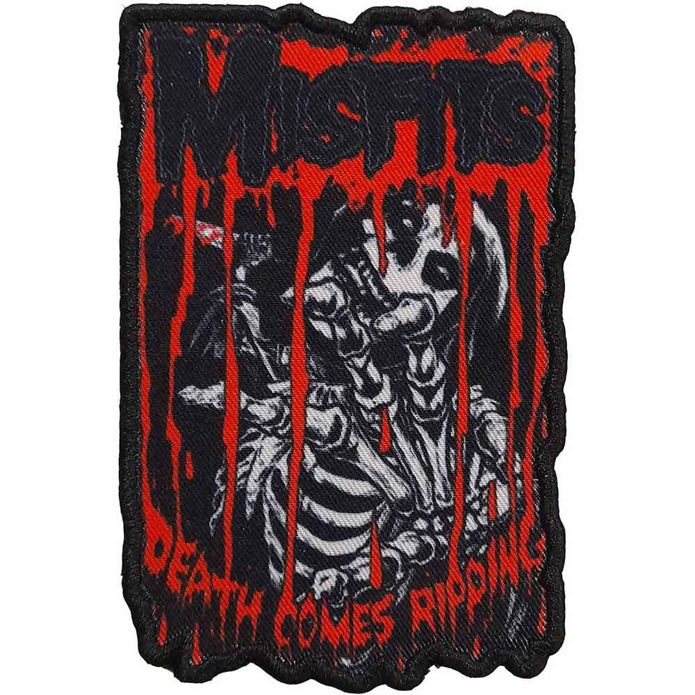 Misfits - Death Comes Ripping Patch Aufnäher ca. 6,6x 10cm