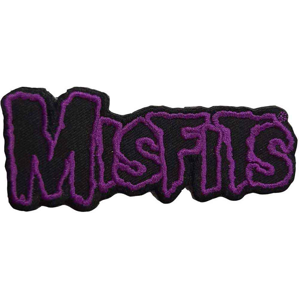 Misfits - Purple Border Logo Patch Aufnäher ca. 10x 4cm