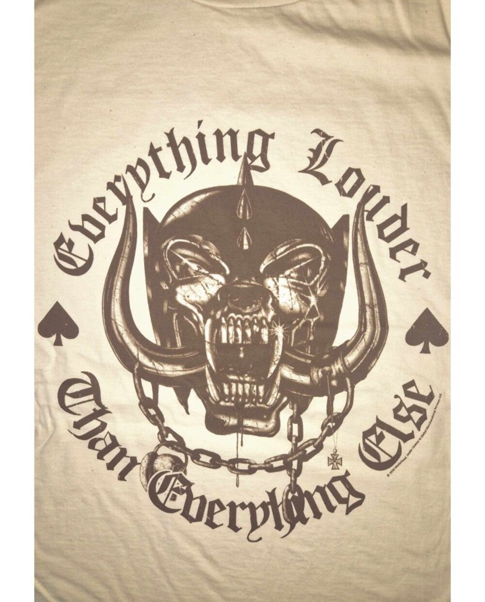 Motörhead - Everything Louder Naturel T-Shirt