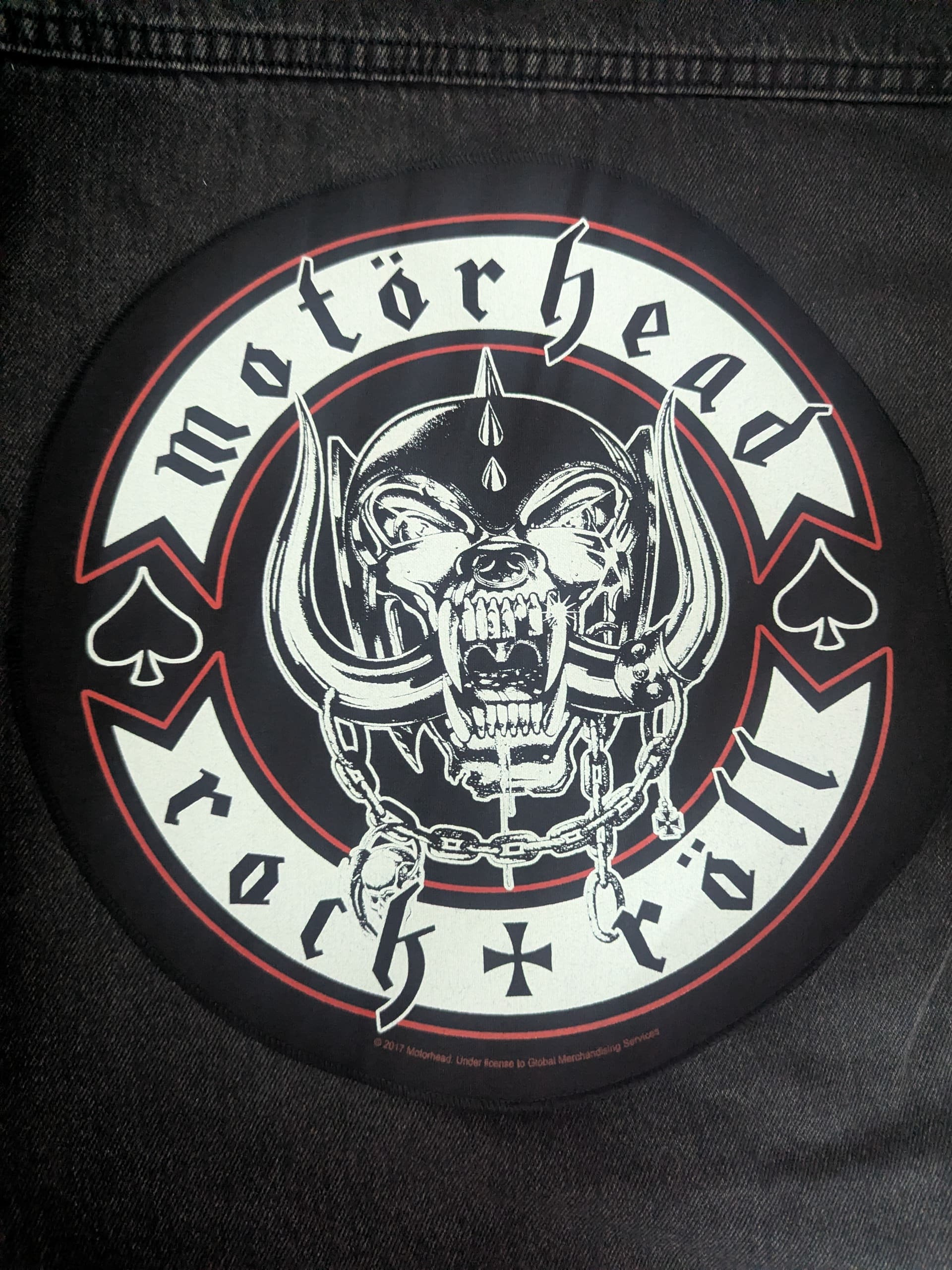 Motörhead - Biker Backpatch Rückenaufnäher