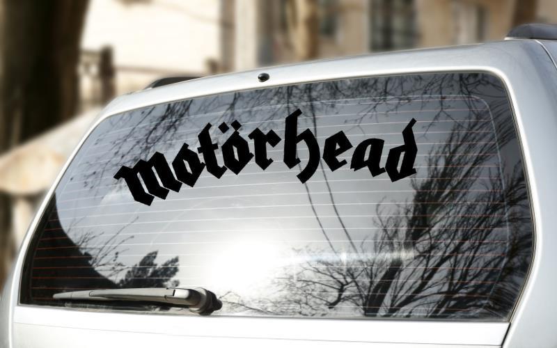 Motörhead - Logo schwarz XL ca. 50x 12cm Aufkleber