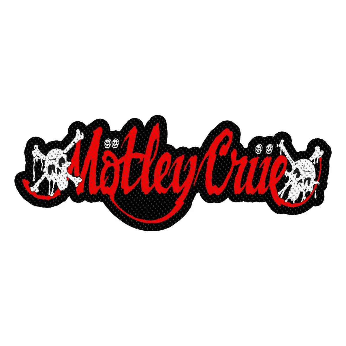 Mötley Crüe - Dr. Feelgood Logo Cut-Out Patch Aufnäher