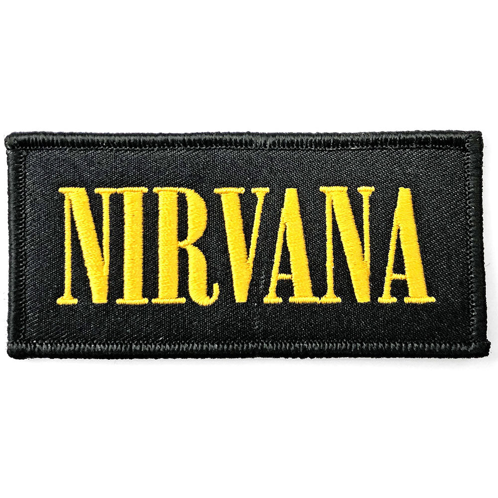 Nirvana - Logo Patch Aufnäher ca. 10,2x 4,5cm