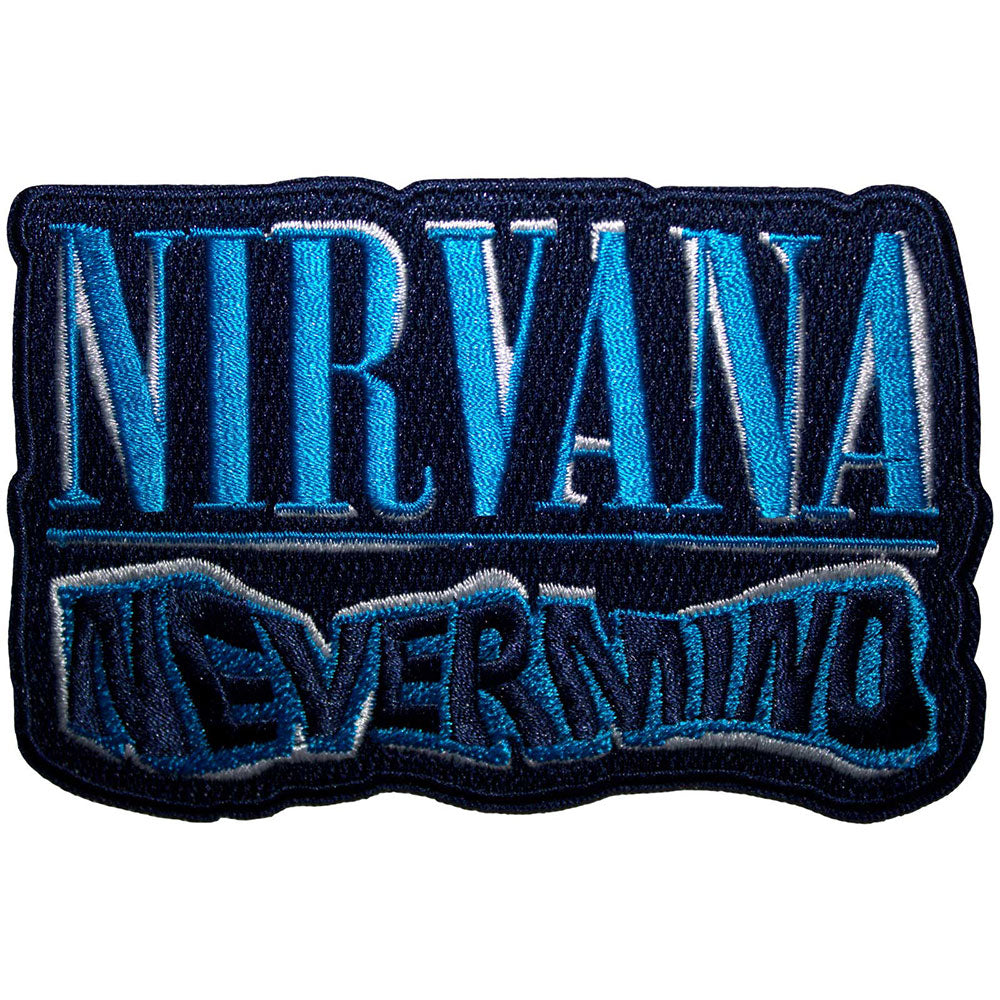 Nirvana - Nevermind Wavy Cut-Out Patch Aufnäher ca. 7,3x 11,3cm