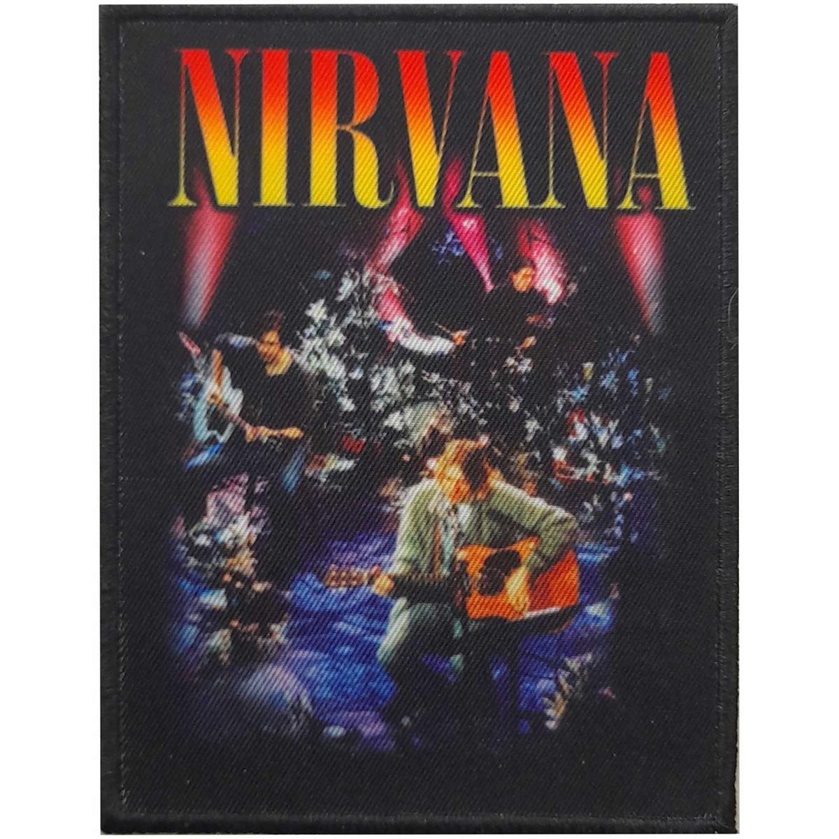 Nirvana - Unplugged Photo Printed Patch Aufnäher