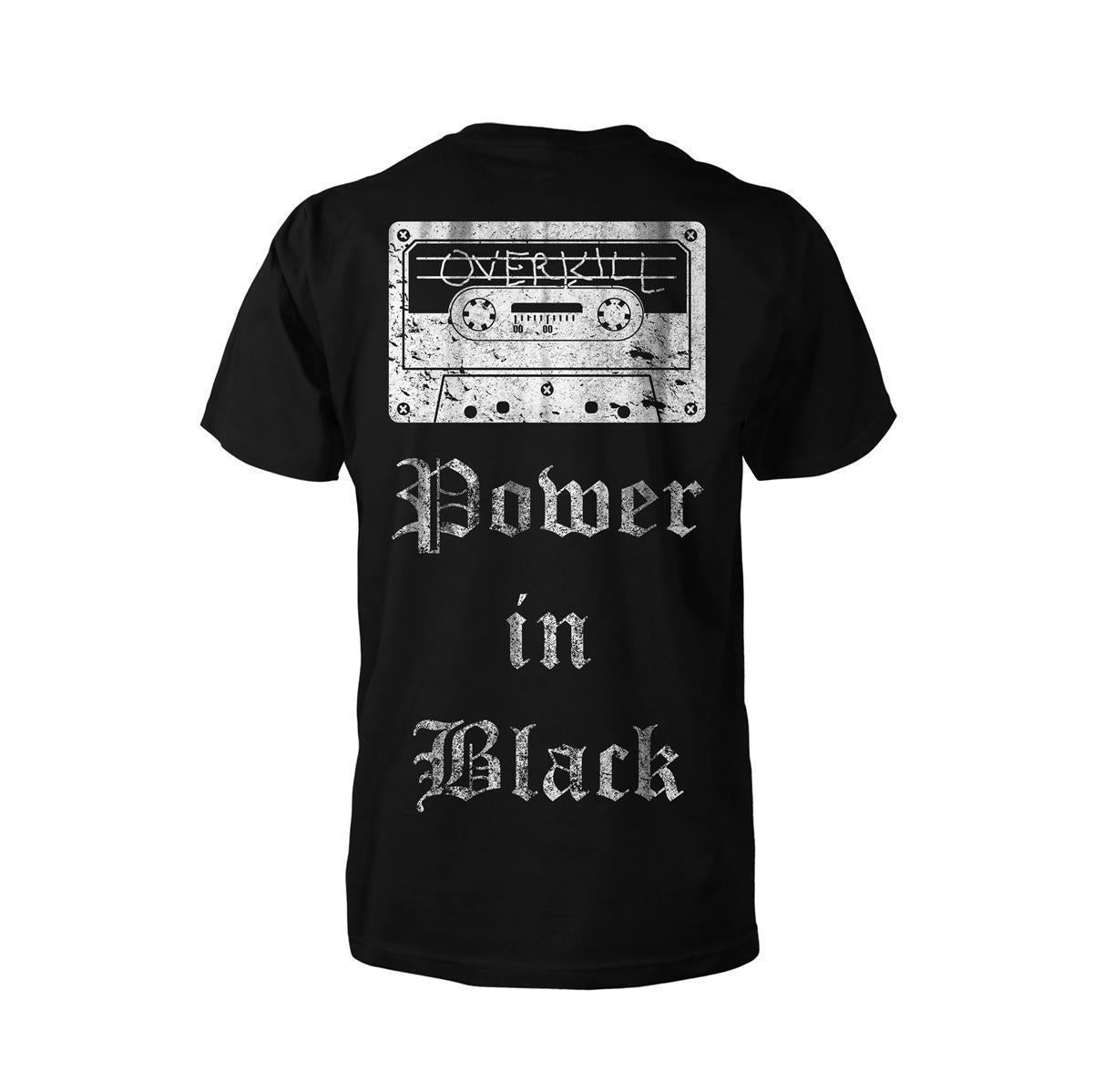 Overkill - Power In Black T-Shirt