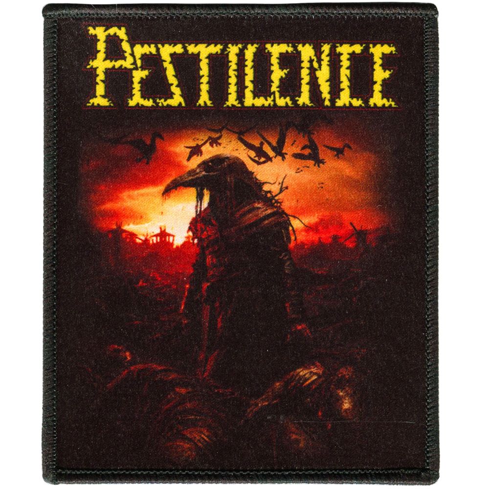 Pestilence - Raven Patch Aufnäher ca. 9x 11cm