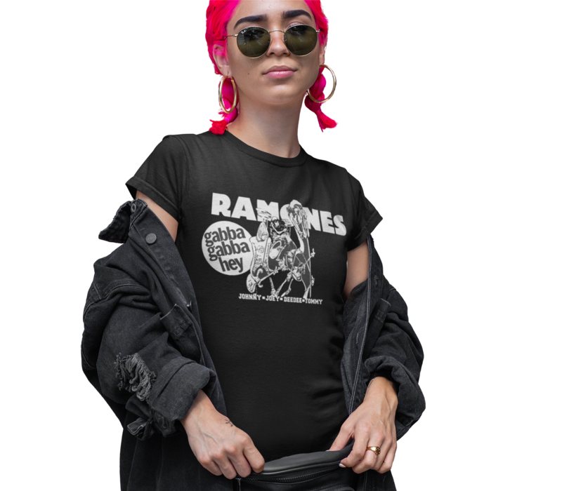 Ramones - Gabba Gabba Hey Damen Shirt Gr. L