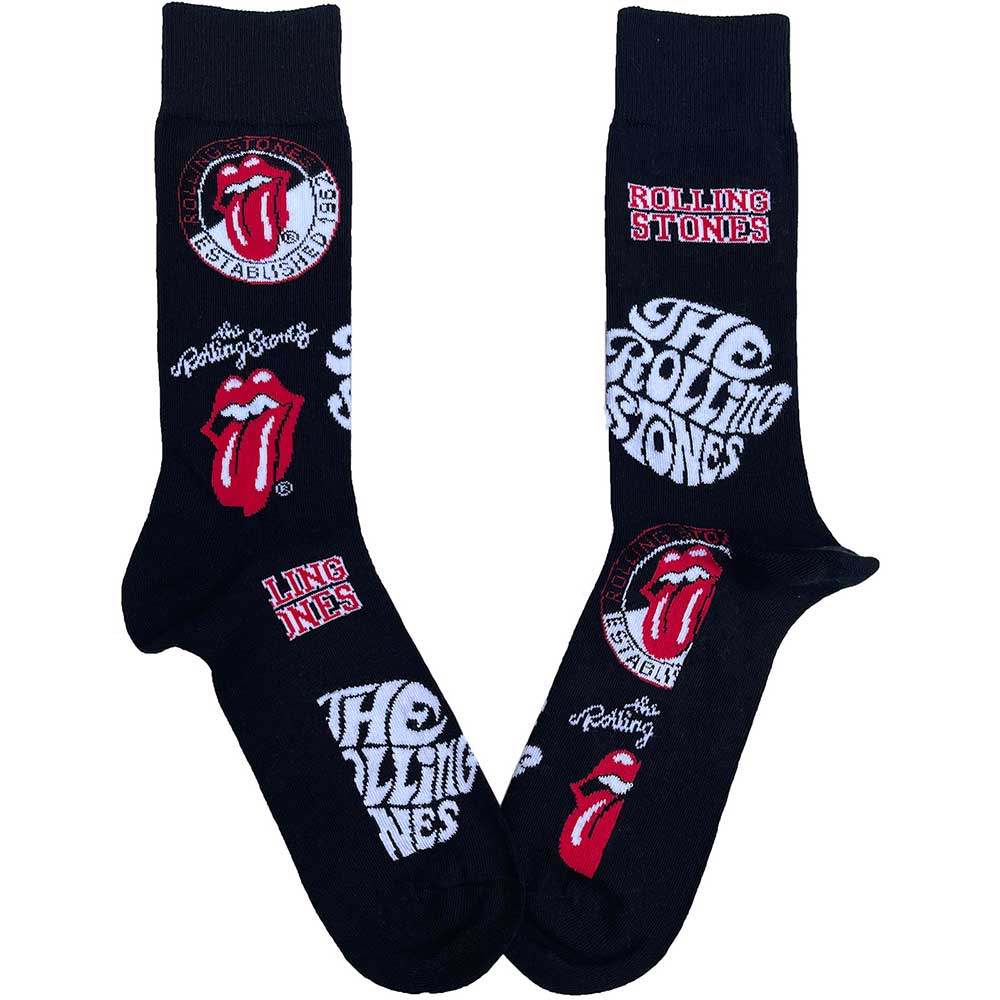 Rolling Stones, The - Logos Band Socken Gr. 40-45