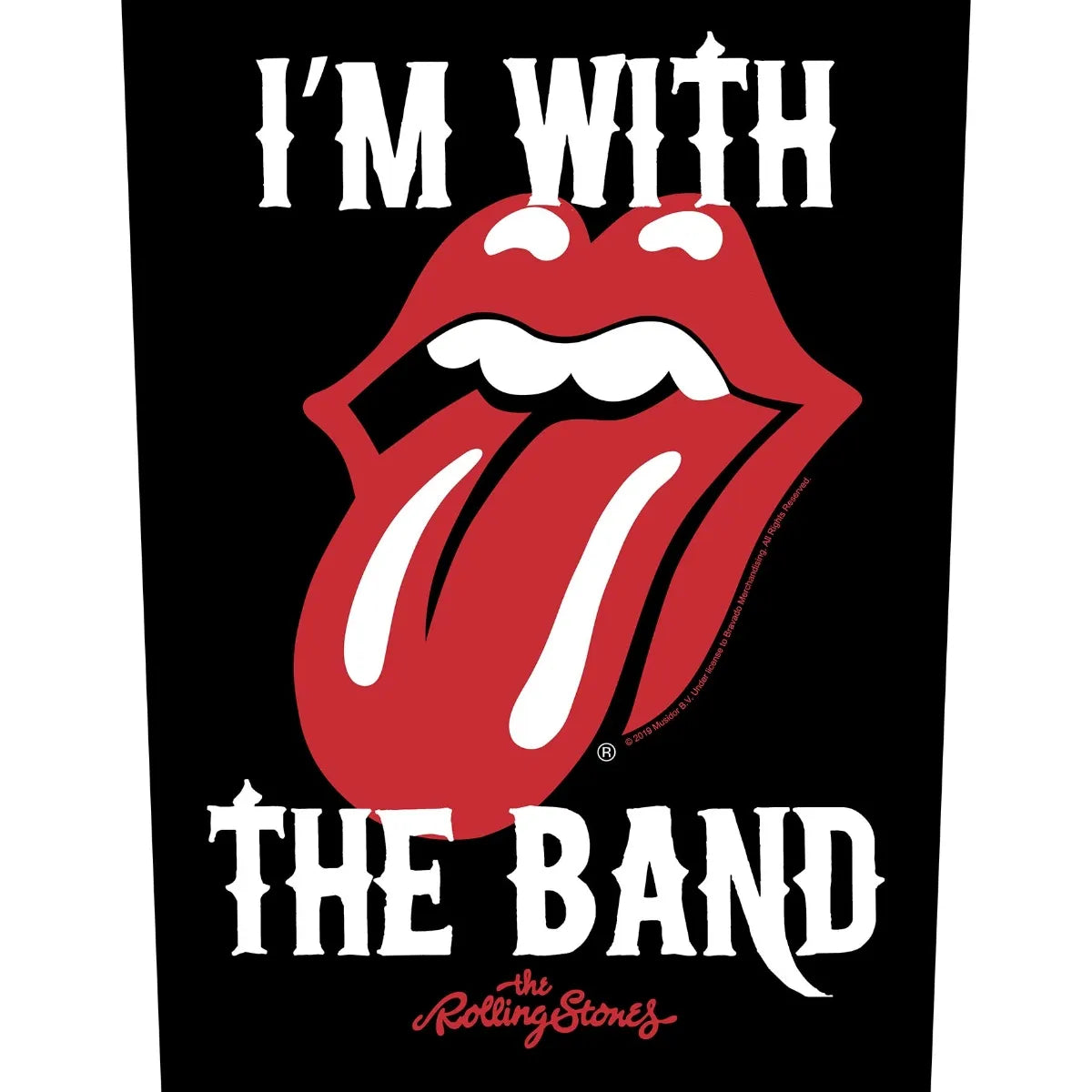 The Rolling Stones - I Am With The Band Backpatch Rückenaufnäher