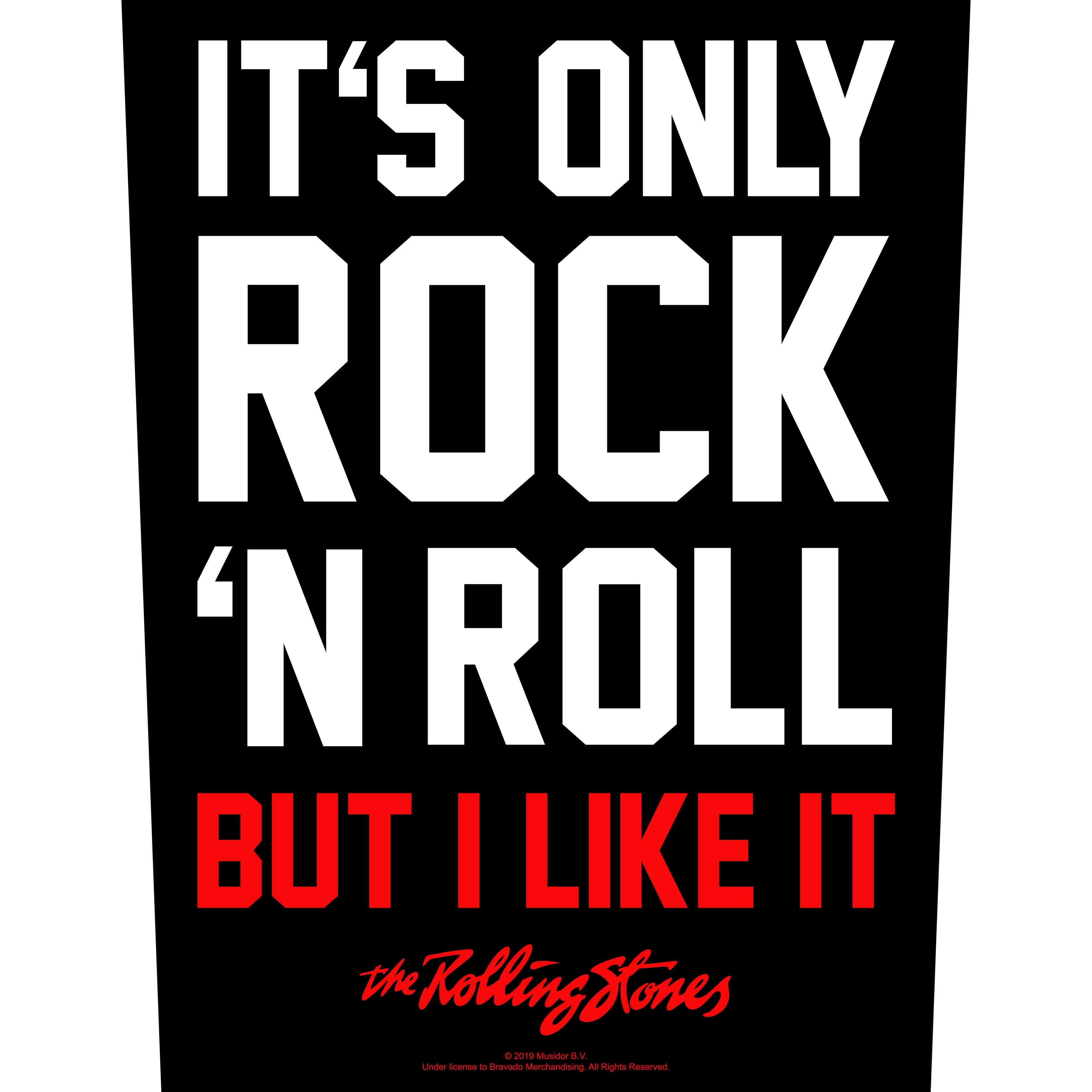 The Rolling Stones - Its Only Rock N Roll Backpatch Rückenaufnäher