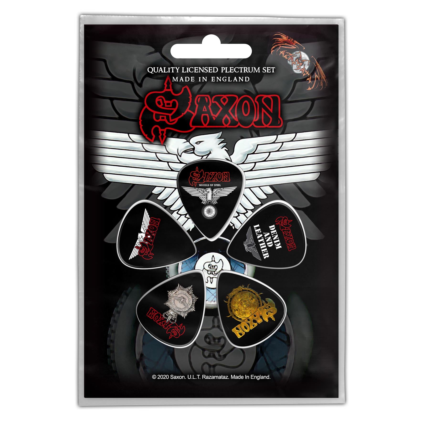 Saxon - Wheels Of Steel Plektrum Set