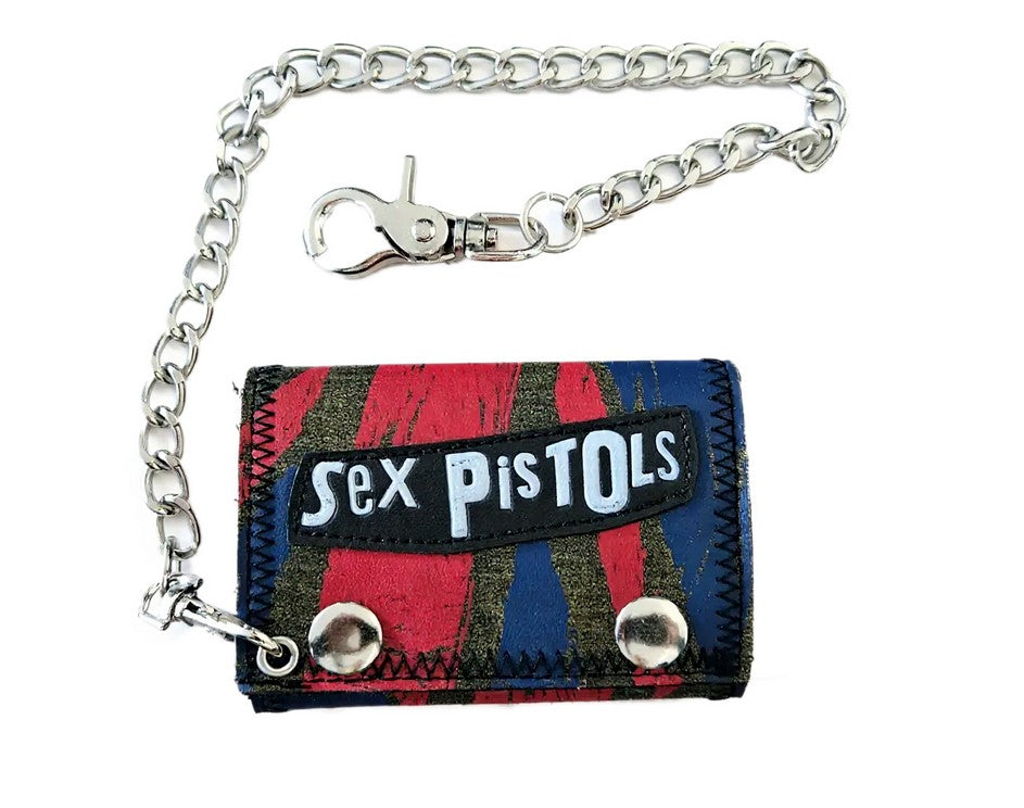 Sex Pistols - Logo Wallet Geldbörse mit Kette