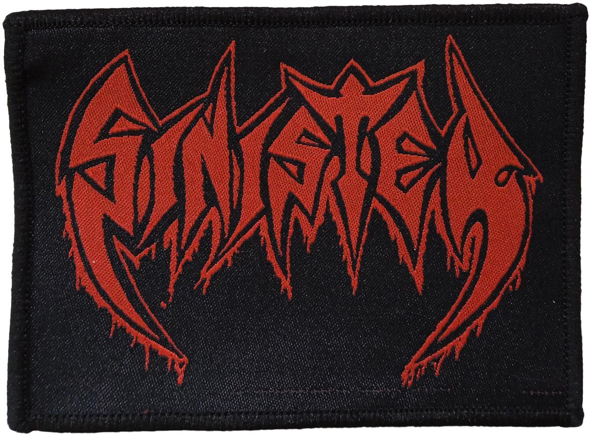 Sinister - Bloody Logo Aufnäher Patch ca. 10,3x 7,7cm