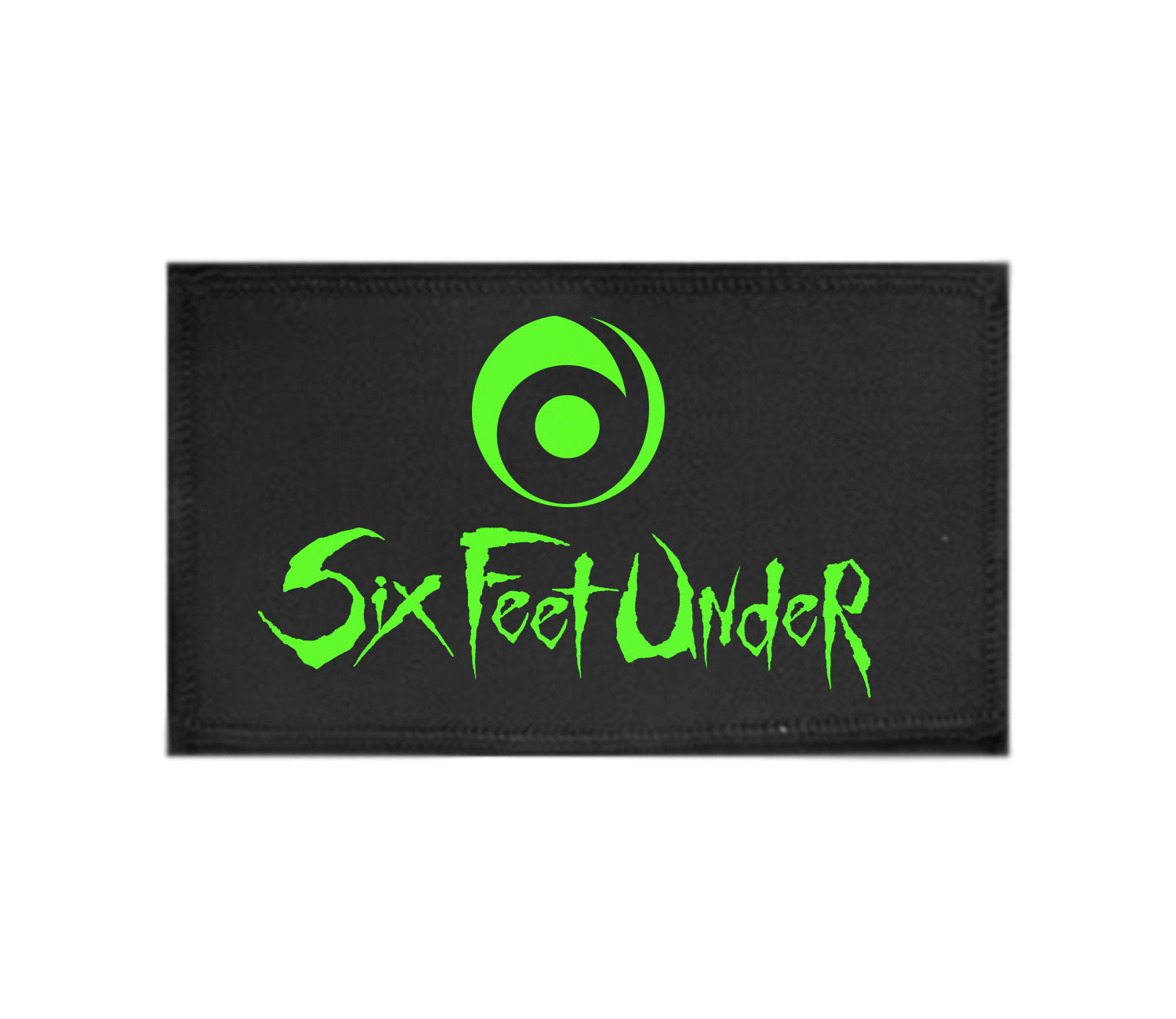 Six Feet Under - Green Logo Aufnäher