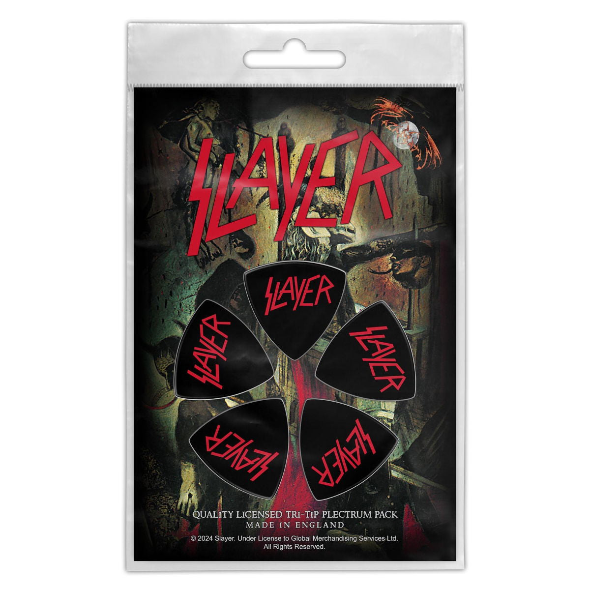 Slayer - Logo Tri-Tip Plektrum-Set