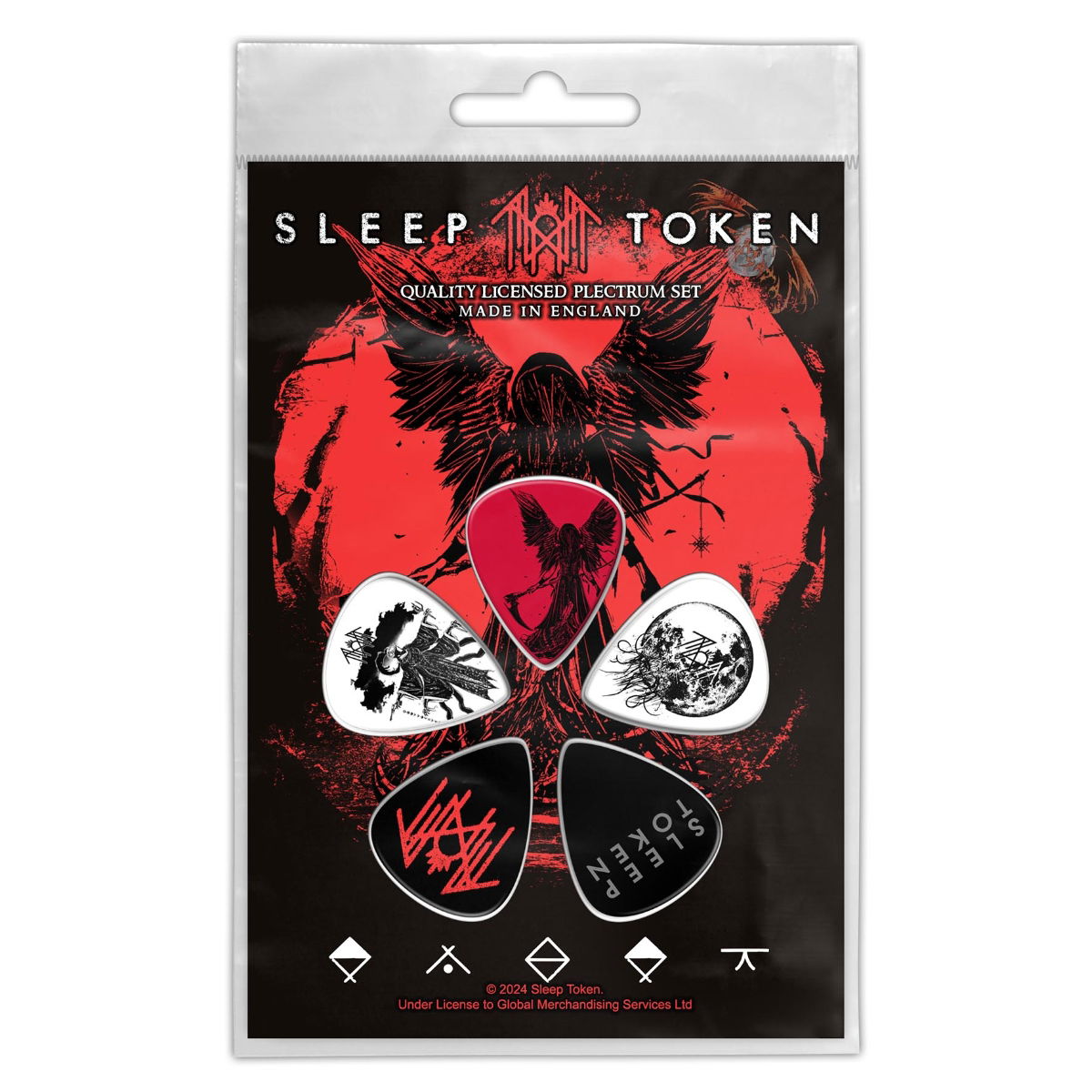 Sleep Token - Take Me Back To Eden Plektrum-Set