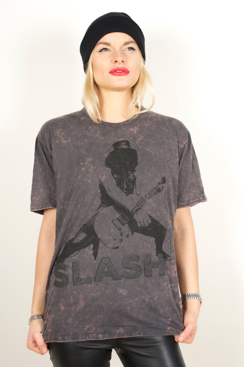 Slash - Snow Blind Acid Wash T-Shirt