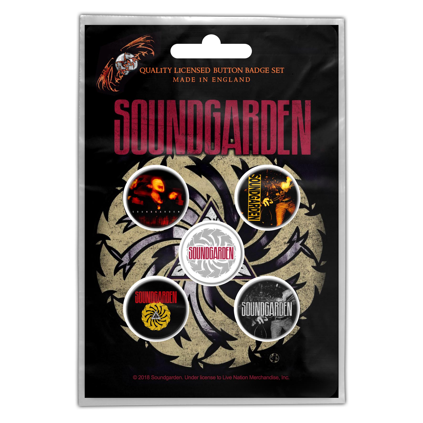 Soundgarden - Badmotorfinger Button-Set