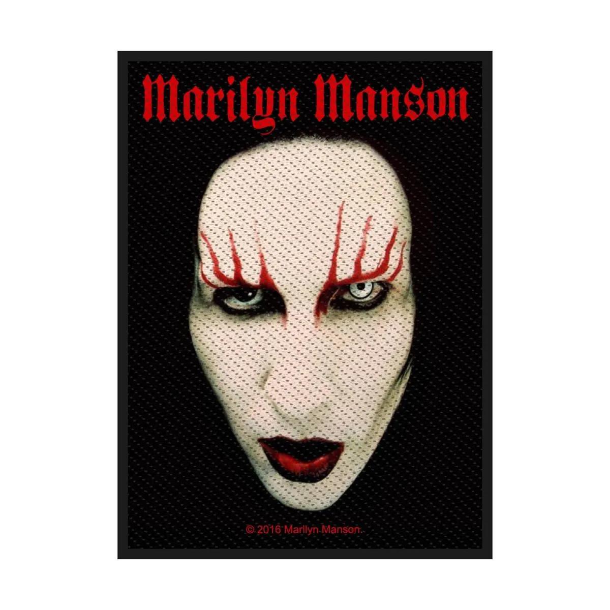 Marilyn Manson - Face Patch Aufnäher