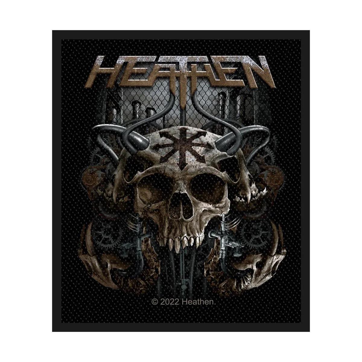 Heathen - Chaos Of Evolution Patch Aufnäher ca. 8x 10cm