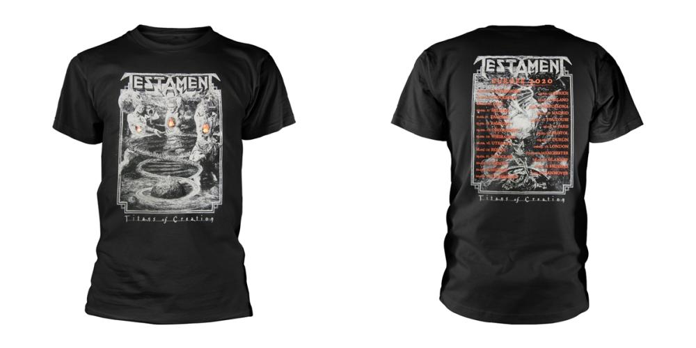 Testament - Titans Of Creation (Grey) T-Shirt