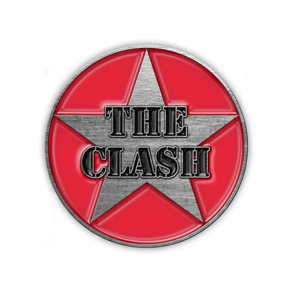 The Clash - Military Logo Pin