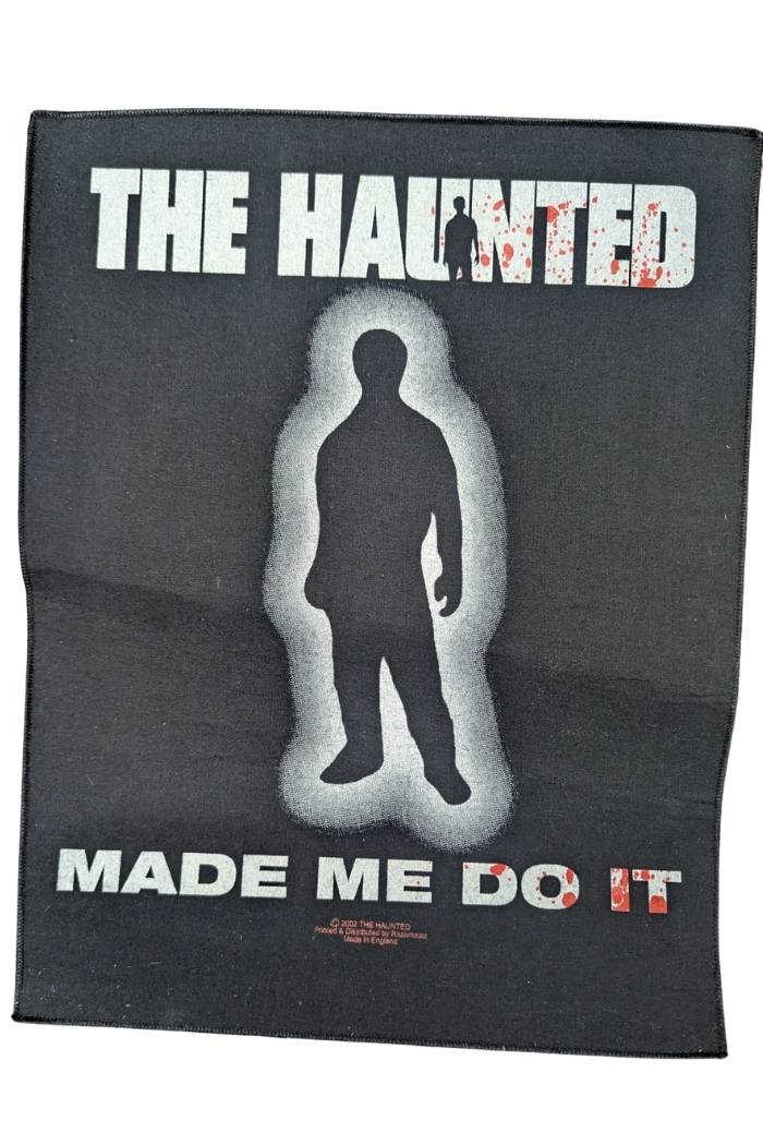 The Haunted - Made Me Do It Backpatch Rückenaufnäher
