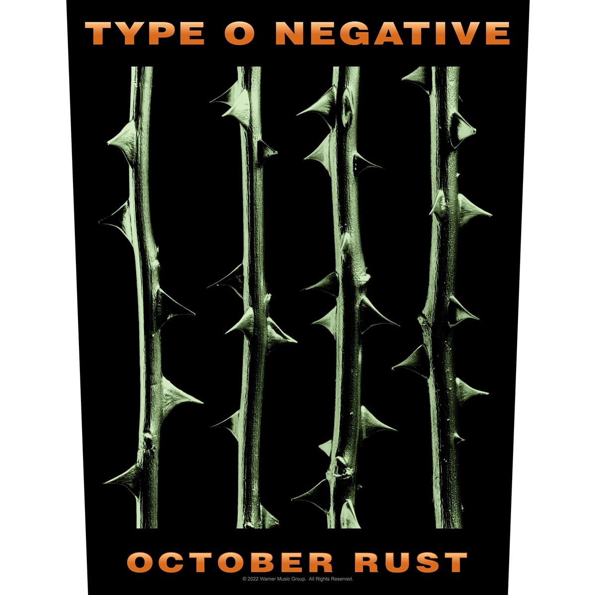 Type O Negative - October Rust Backpatch Rückenaufnäher