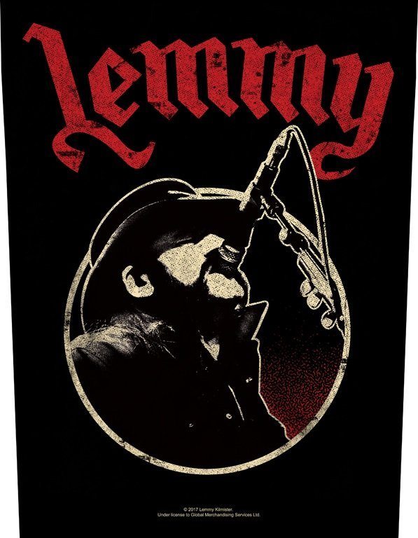 Motörhead - Lemmy - Microphone Backpatch