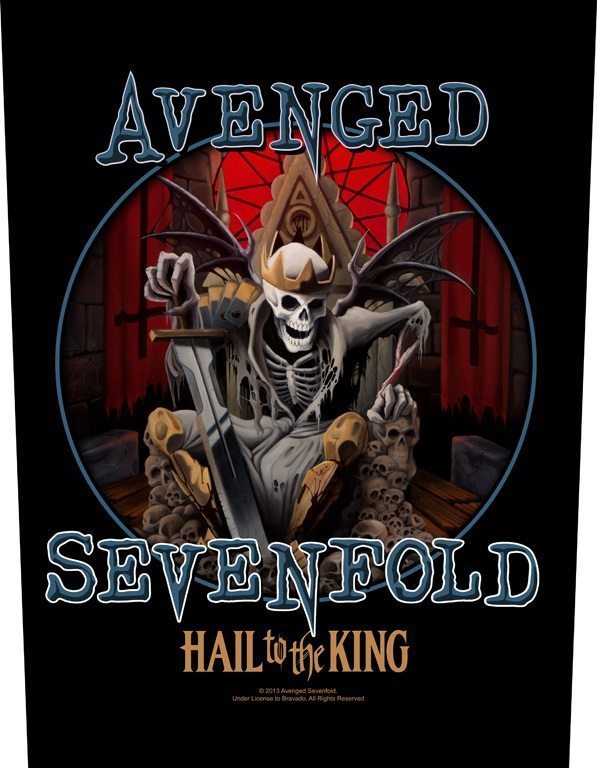 Avenged Sevenfold - Hail To The King Backpatch Rückenaufnäher