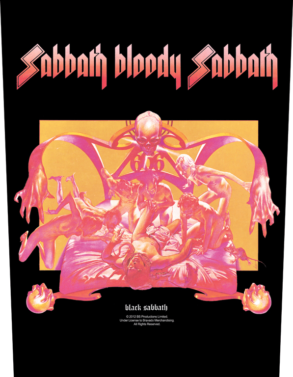 Black Sabbath - Sabbath Bloody Sabbath Rückenaufnäher