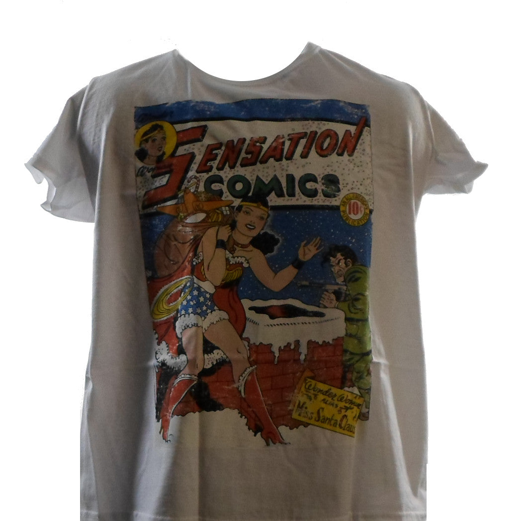 DC Originals - Wonder Woman Christmas Girlie Shirt Gr. XL