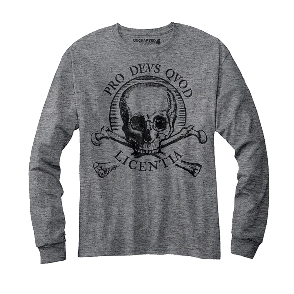 Game: Uncharted 4 - Skull Longsleeve