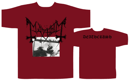 Mayhem - Deathcrush Red T-Shirt